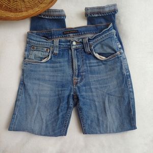 Nudie Skinny Foldover Hem Organic Jean 28x32